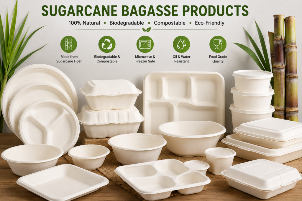 sugarcane bagasse products